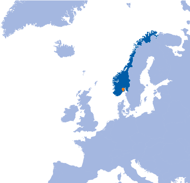 Map of Norway, with a KROHNE Marine